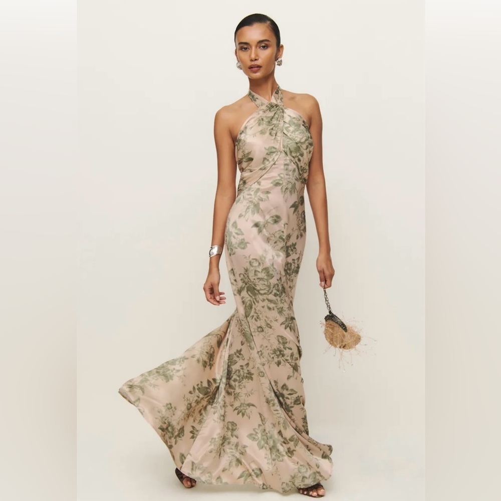 Reformation Veria Silk Dress